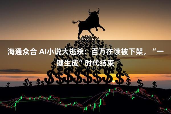 海通众合 AI小说大逃杀：百万在读被下架，“一键生成”时代结束